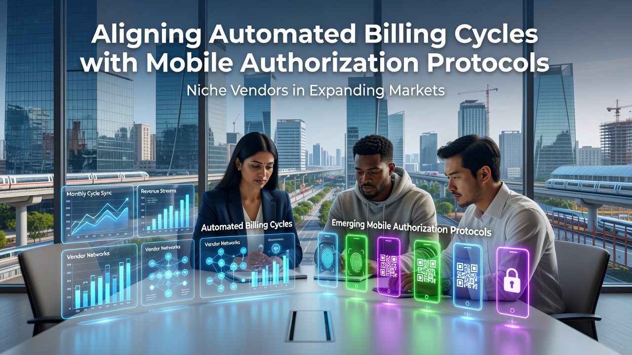 Niche vendors using mobile devices to manage automated billing cycles in expanding markets