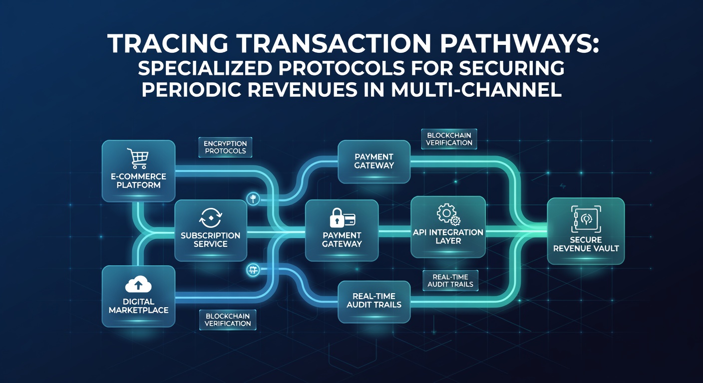 Flowchart illustrating specialized security protocols applied to recurring merchant revenues